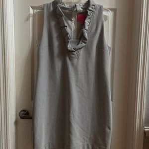 Lilly Pulitzer Gray Ruffled Mini Dress